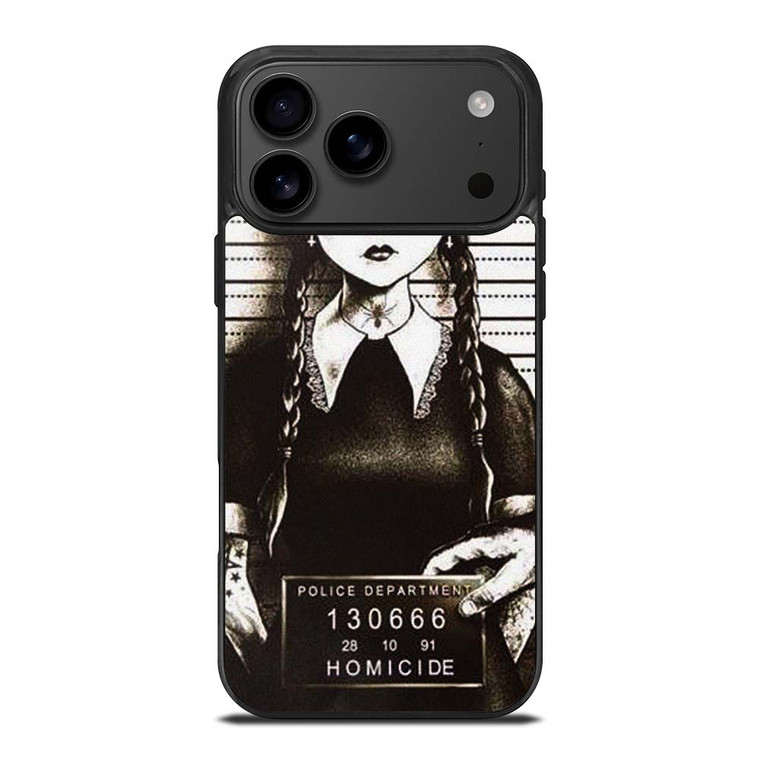 WEDNESDAY ADAMS MUGSHOT iPhone 17 Pro Max Case Cover