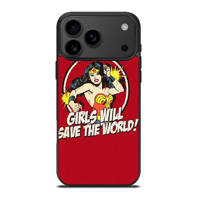 WONDER WOMAN CARTOON BADGE iPhone 17 Pro Max Case Cover