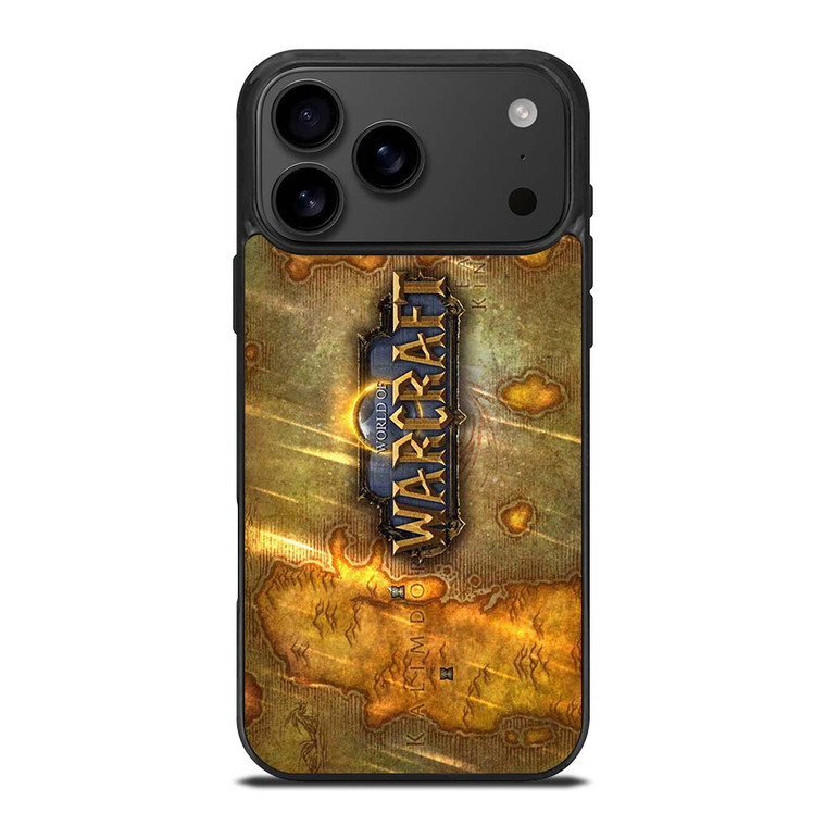 WORLD OF WARCRAFT GAMES MAP 2 iPhone 17 Pro Max Case Cover