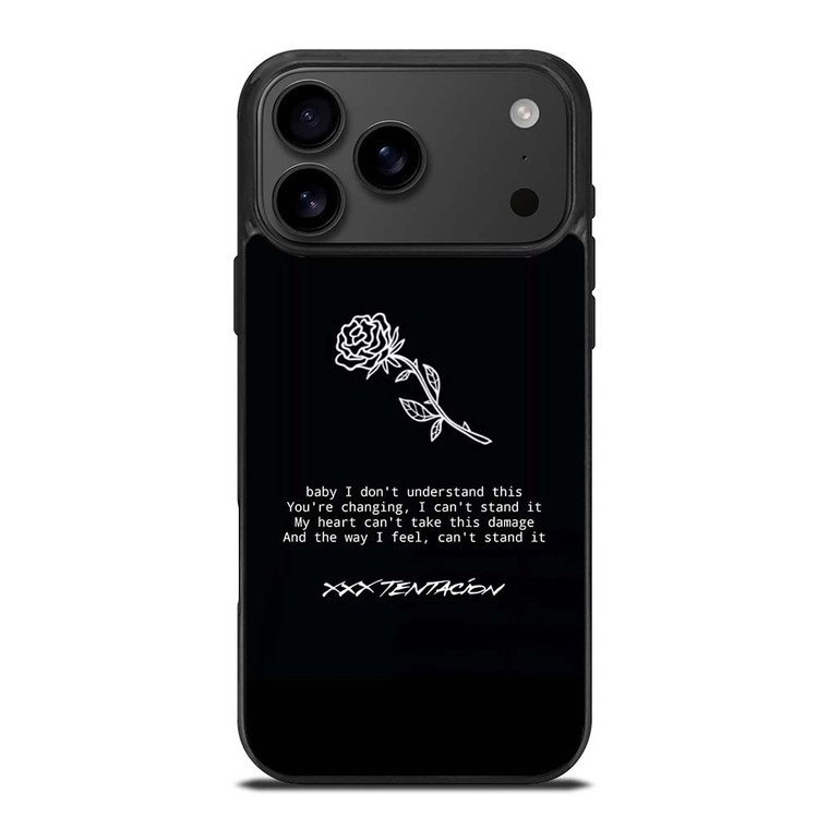 XXXTENTACION QUOTES LOGO iPhone 17 Pro Max Case Cover