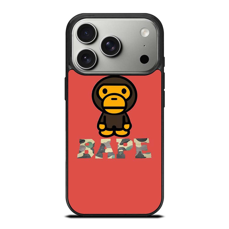 BAPE BABY MILO PINK iPhone 17 Pro Case Cover