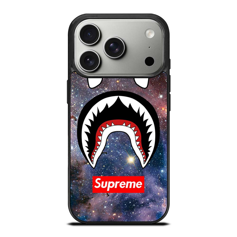 BAPE CAMO SHARK SUPREME NEBULA iPhone 17 Pro Case Cover
