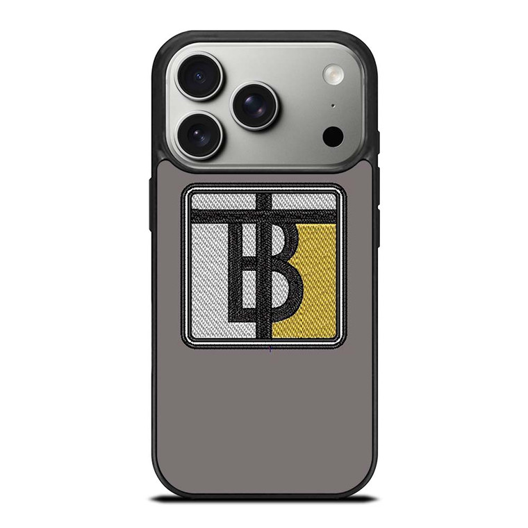 BURBERRY LONDON EMBROIDERY LOGO iPhone 17 Pro Case Cover