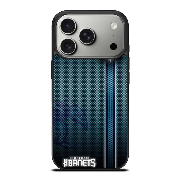 CHARLOTTE HORNETS METAL LOGO iPhone 17 Pro Case Cover