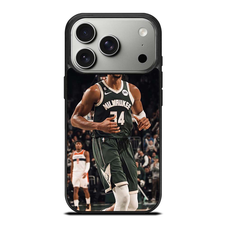 GIANNIS ANTETOKOUNMPO MILWAUKEE BUCKS BASKET iPhone 17 Pro Case Cover GIANNIS ANTETOKOUNMPO MILWAUKEE BUCKS BASKET iPhone 17 Pro Case Cover