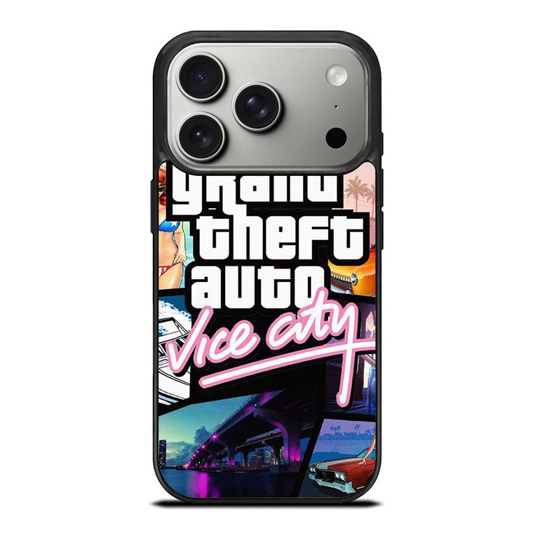 GTA GRAND THEFT AUTO VICE CITY POSTER iPhone 17 Pro Case Cover