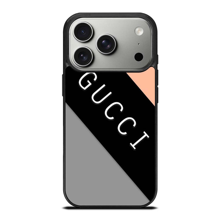 GUCCI LUXURY SLICED LOGO iPhone 17 Pro Case Cover