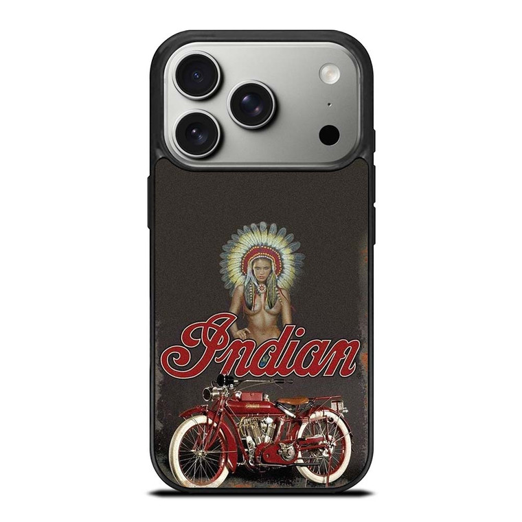 INDIAN MOTORCYCLE SEXY GIRL iPhone 17 Pro Case Cover