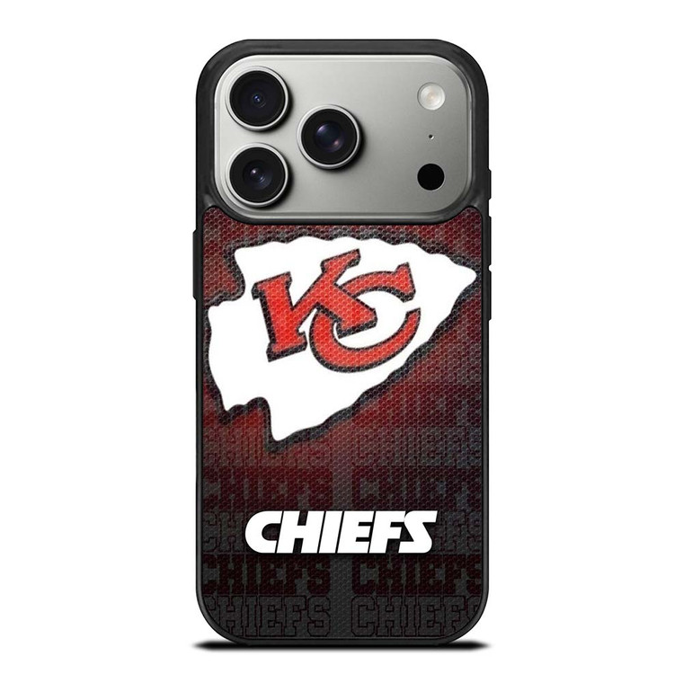 KANSAS CITY CHIEFS METAL iPhone 17 Pro Case Cover