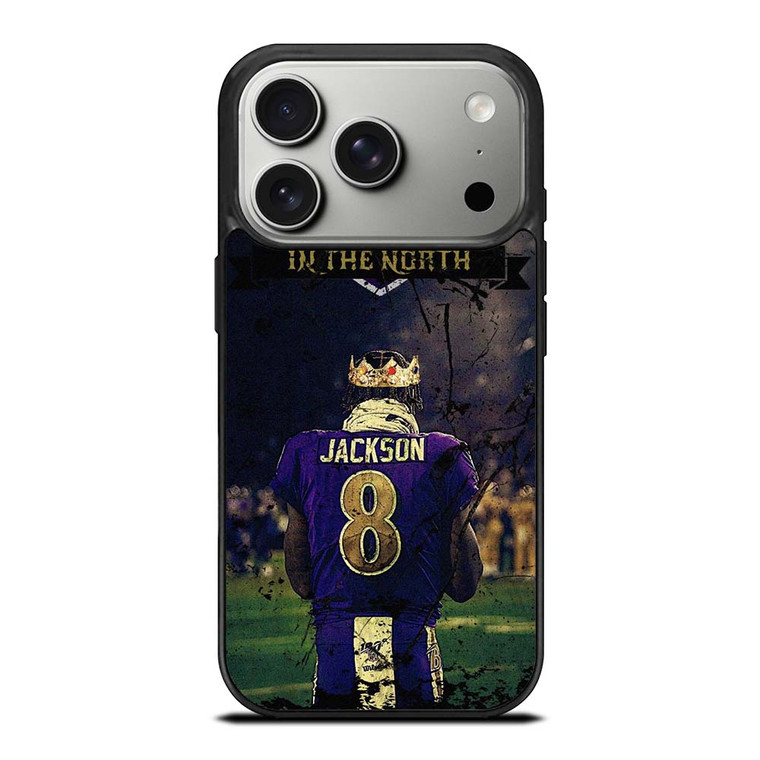 LAMAR JACKSON KING OF THE NORTH iPhone 17 Pro Case Cover