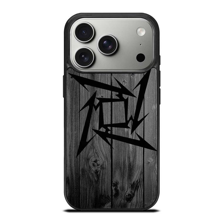 METALLICA METAL BAND WOOD ICON iPhone 17 Pro Case Cover METALLICA METAL BAND WOOD ICON iPhone 17 Pro Case Cover