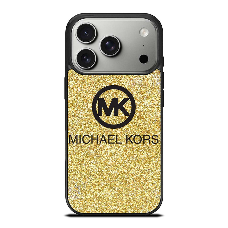 MICHAEL KORS MK GOLD LOGO ICON iPhone 17 Pro Case Cover MICHAEL KORS MK GOLD LOGO ICON iPhone 17 Pro Case Cover