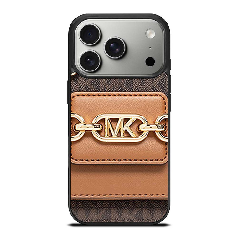 MICHAEL KORS MK LOGO BROWN SHOULDER BAG iPhone 17 Pro Case Cover MICHAEL KORS MK LOGO BROWN SHOULDER BAG iPhone 17 Pro Case Cover