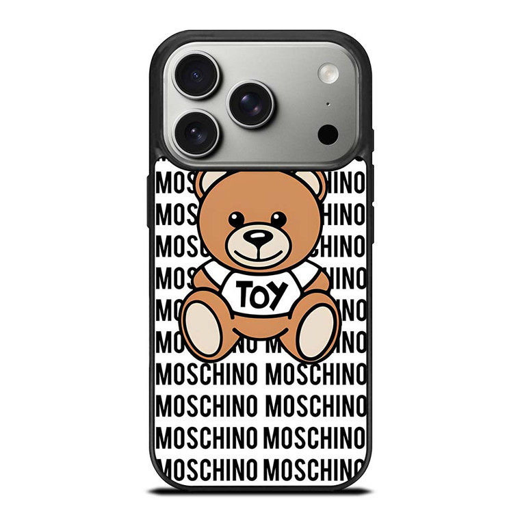 MOSCHINO MOSCHINO BEAR iPhone 17 Pro Case Cover MOSCHINO MOSCHINO BEAR iPhone 17 Pro Case Cover