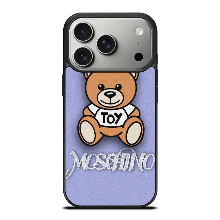 MOSCHINO TOY LOGO PURPLE iPhone 17 Pro Case Cover MOSCHINO TOY LOGO PURPLE iPhone 17 Pro Case Cover