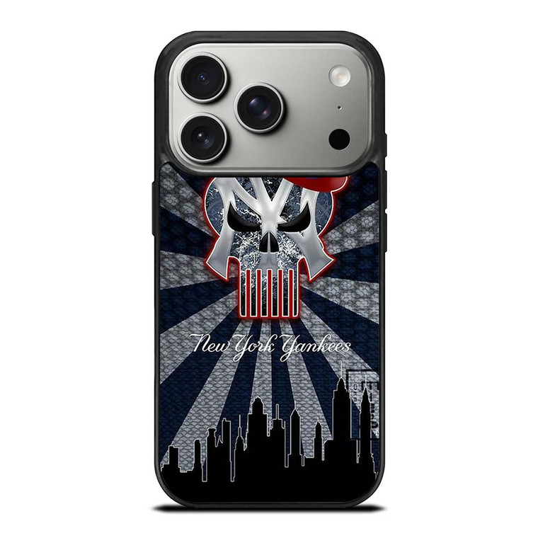 NEW YORK YANKEES BASEBALL SKULL SYMBOL iPhone 17 Pro Case Cover NEW YORK YANKEES BASEBALL SKULL SYMBOL iPhone 17 Pro Case Cover