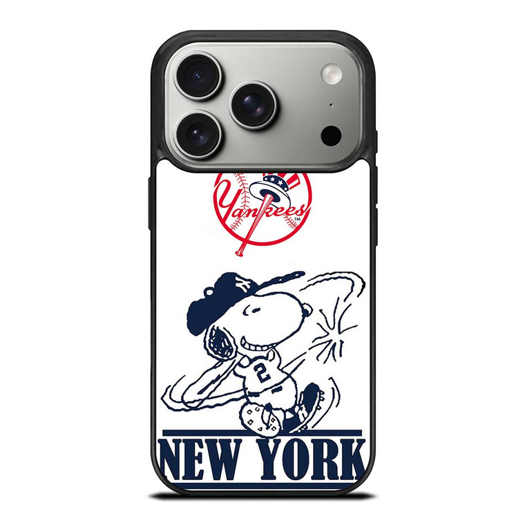 NEW YORK YANKEES SNOOPY BADGE iPhone 17 Pro Case Cover
