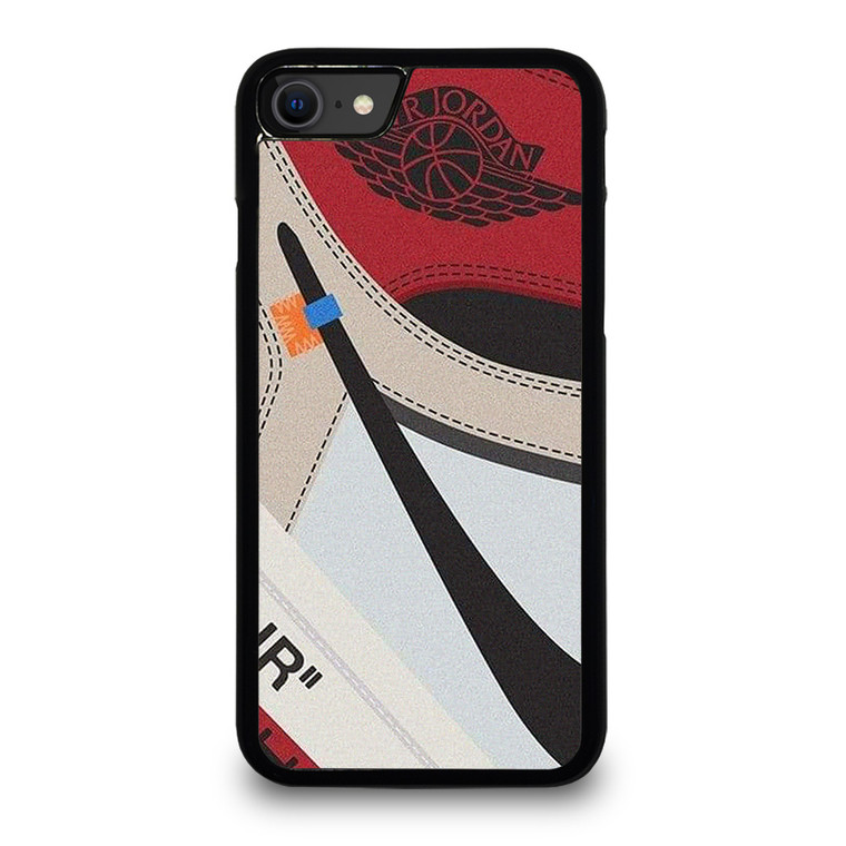 NIKE AIR JORDAN 1 HIGH OFF WHITE  iPhone SE 2020 Case Cover