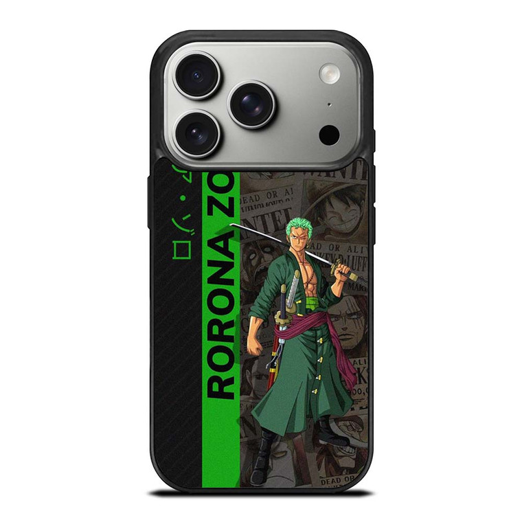 RORONA ZORO ANIME MANGA iPhone 17 Pro Case Cover
