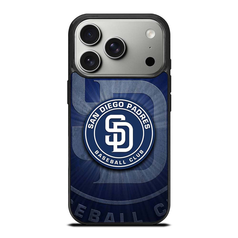 SAN DIEGO PADRES BASEBALL METAL LOGO iPhone 17 Pro Case Cover