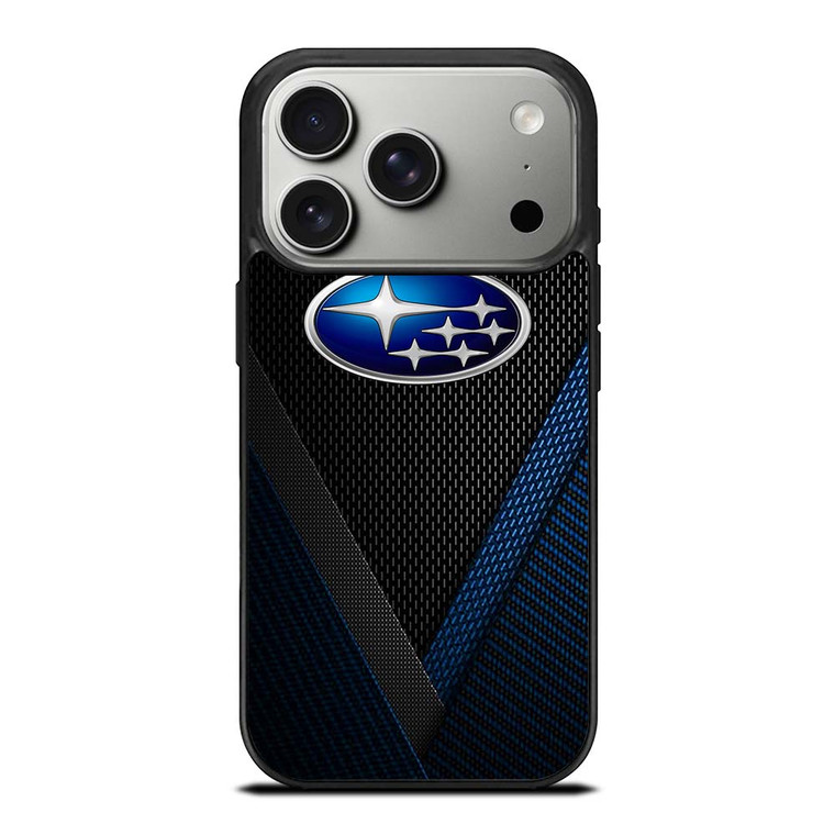 SUBARU BLUE CARBON EMBLEM iPhone 17 Pro Case Cover
