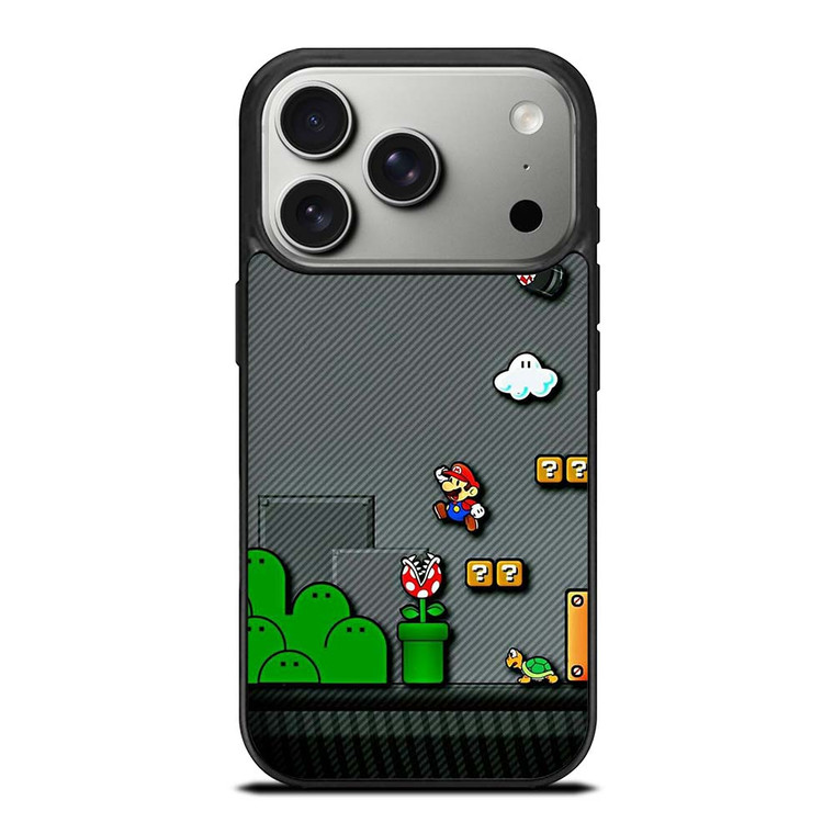 SUPER MARIO BROS CARBON GAMES iPhone 17 Pro Case Cover