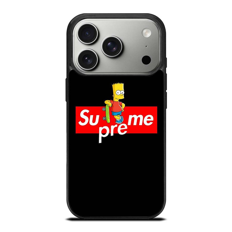 SUPREME BART SIMPSONS SKATER iPhone 17 Pro Case Cover