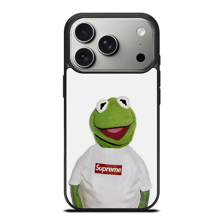 SUPREME KERMIT SESAME STREET iPhone 17 Pro Case Cover