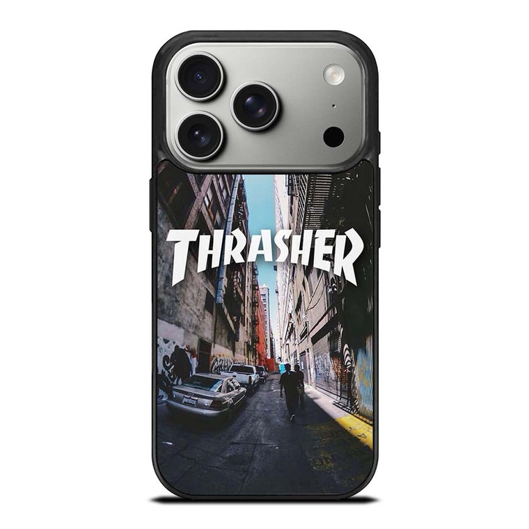 THRASHER SKATEBOARD URBAN CITY LOGO iPhone 17 Pro Case Cover