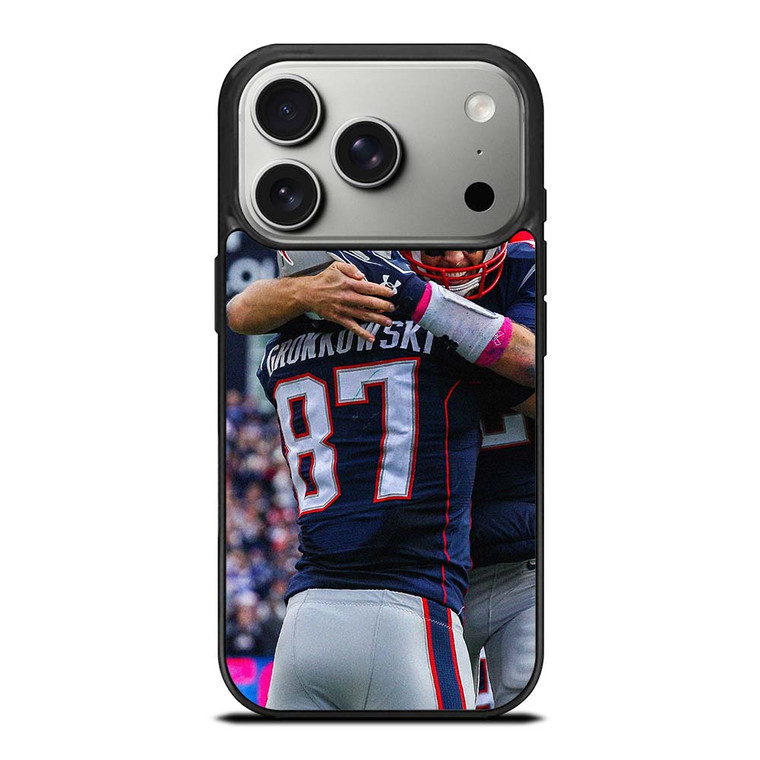 TOM BRADY X ROB GRONKOWSKI NEW ENGLAND PATRIOT iPhone 17 Pro Case Cover