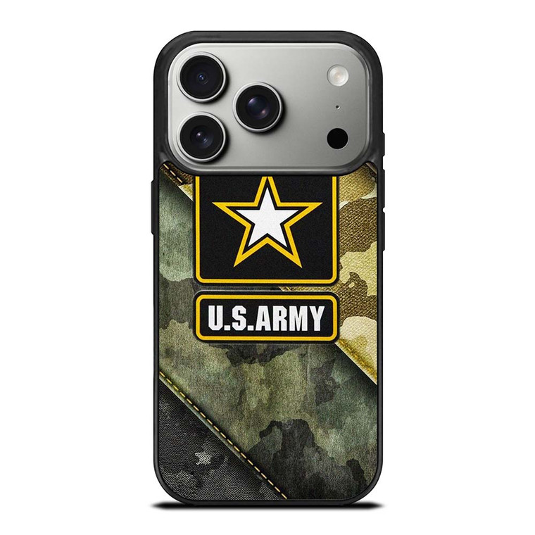 US ARMY LOGO CAMO iPhone 17 Pro Case Cover