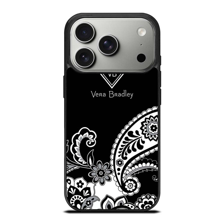 VERA BRADLEY BLACK AND WHITE iPhone 17 Pro Case Cover