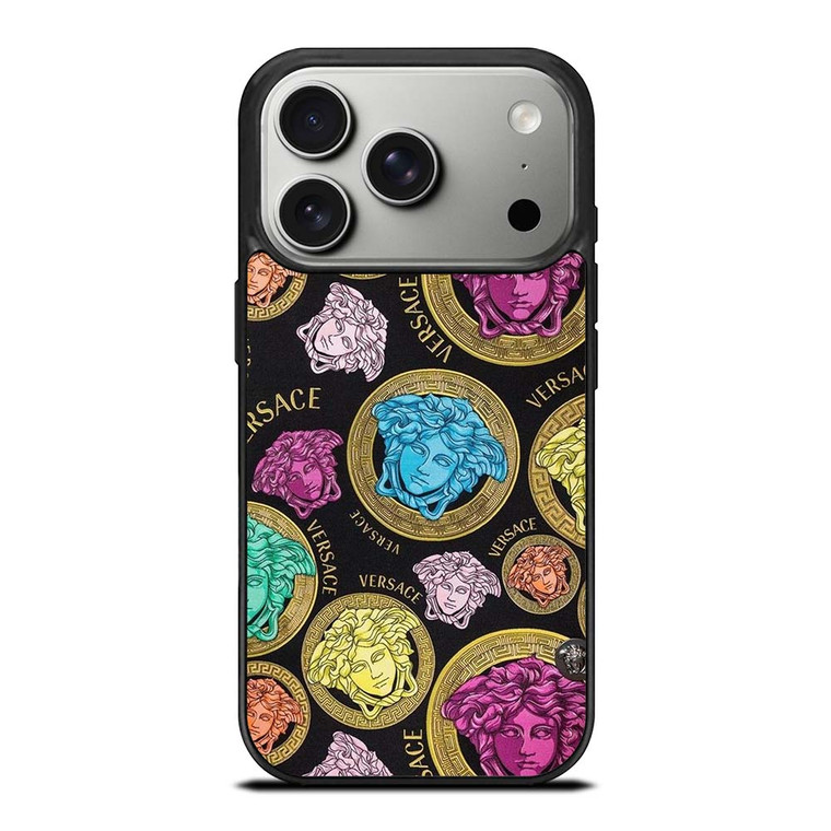VERSACE COLORFUL LOGO iPhone 17 Pro Case Cover