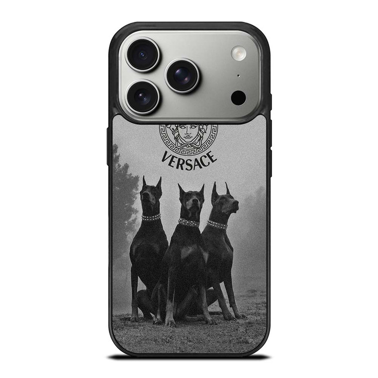 VERSACE LOGO DOBERMAN iPhone 17 Pro Case Cover
