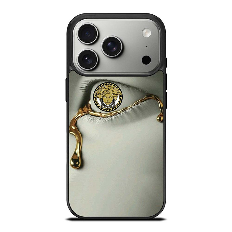 VERSACE LOGO GOLDEN TEAR iPhone 17 Pro Case Cover