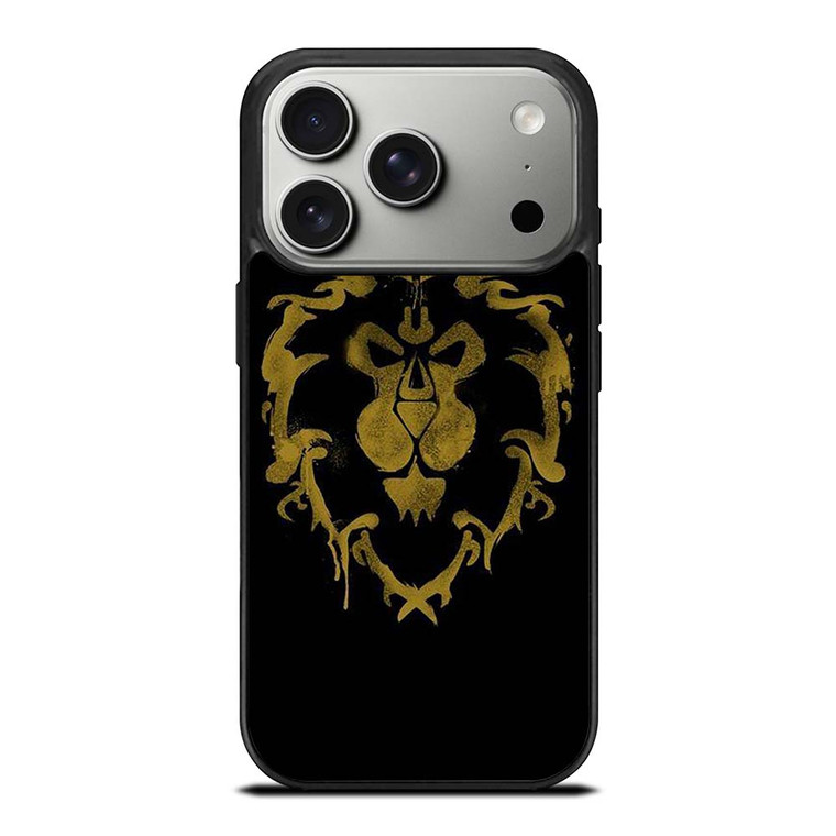 WORLD OF WARCRAFT ALLIANCE BLACK LOGO iPhone 17 Pro Case Cover