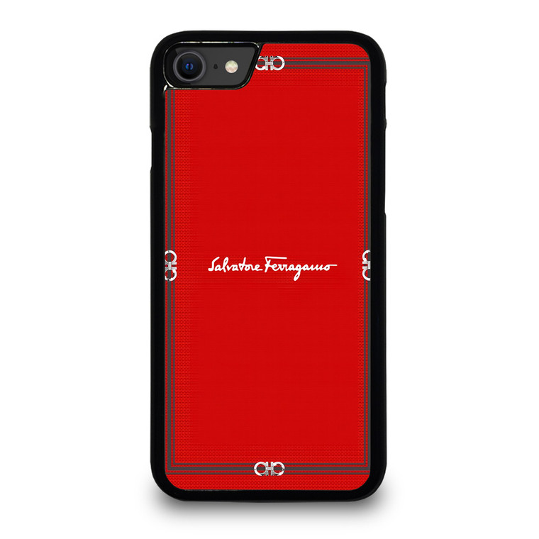 SALVATORE FERRAGAMO RED  iPhone SE 2020 Case Cover