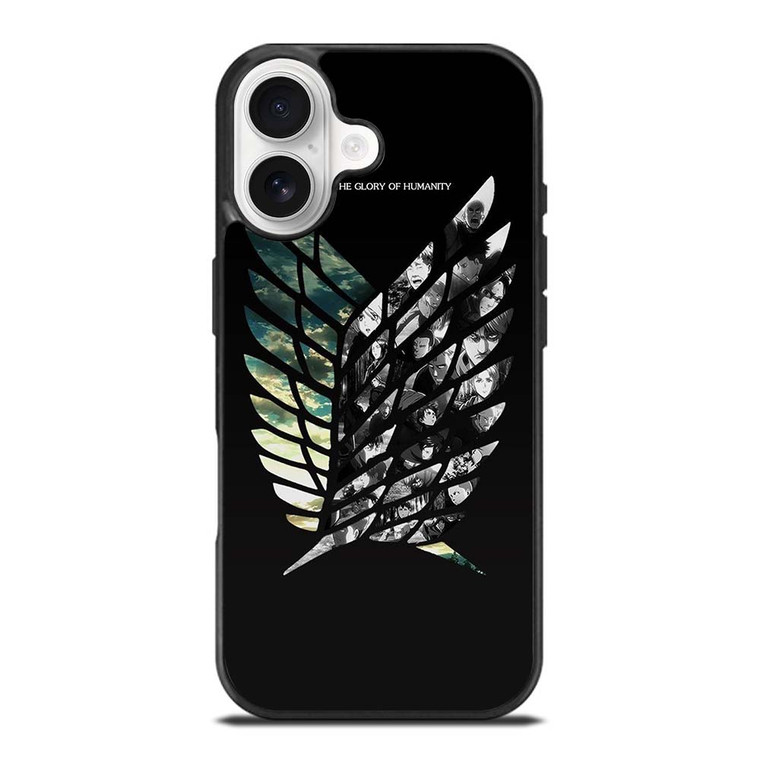 ATTACK ON TITAN SYMBOL CHARACTER iPhone 17 Case Cover