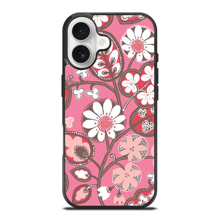 BLUSH PINK VERA BRADLEY PRINT iPhone 17 Case Cover