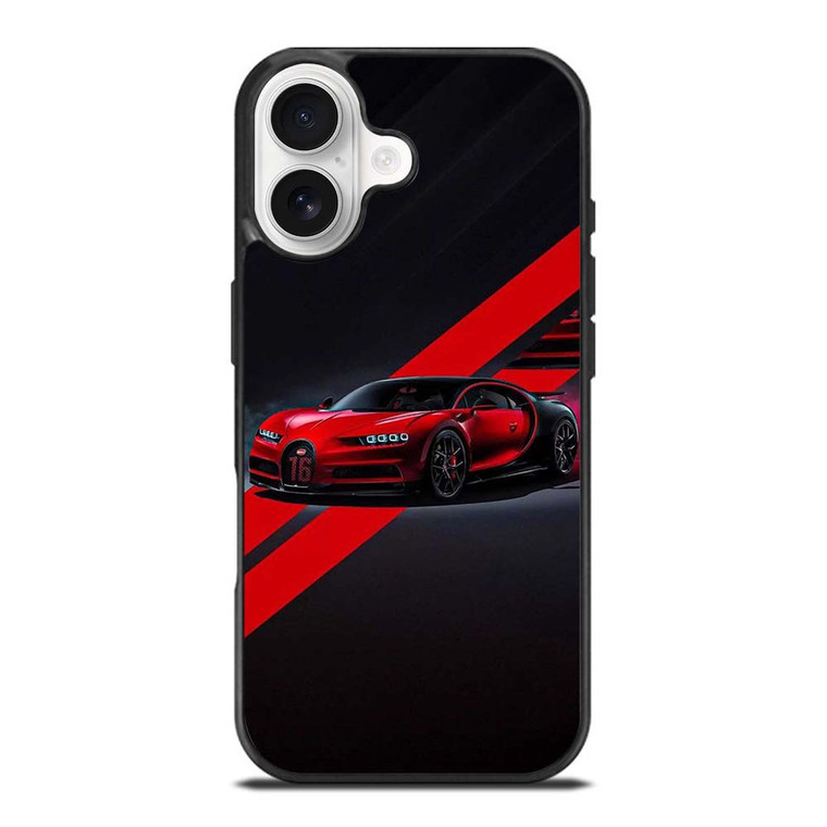 BUGATTI CHIRON RED STRIPE iPhone 17 Case Cover