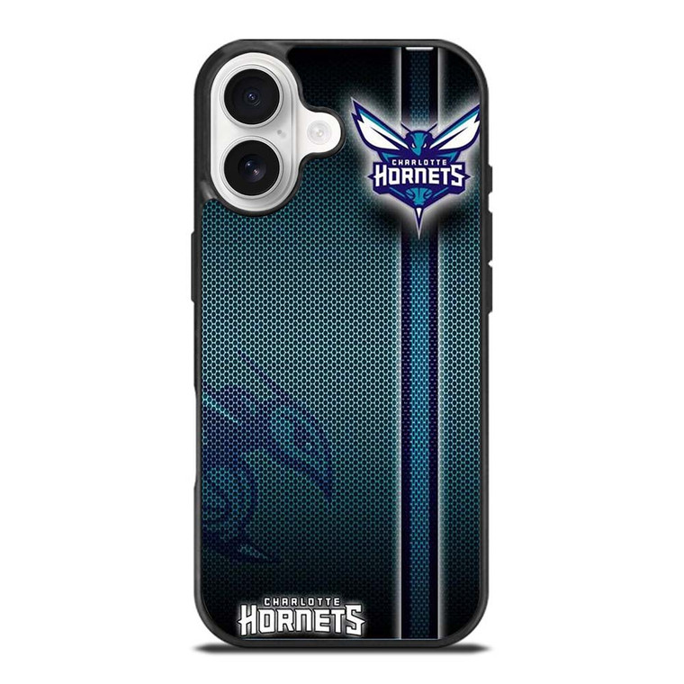 CHARLOTTE HORNETS METAL LOGO iPhone 17 Case Cover