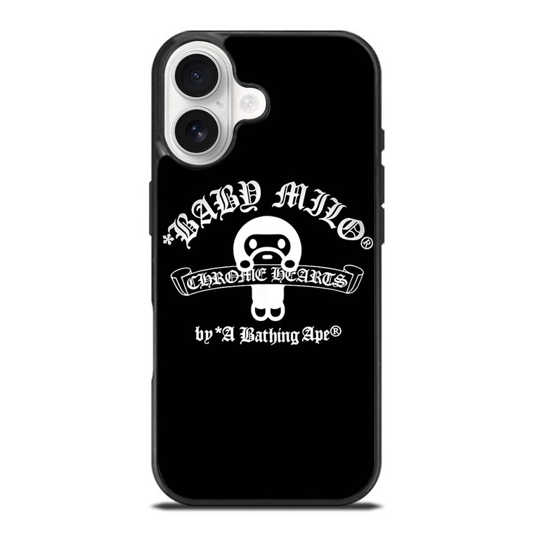 CHROME HEARTS BABY MILO BAPE iPhone 17 Case Cover