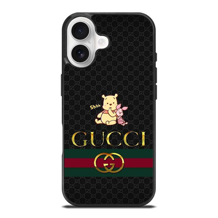 GUCCI LOGO X WINNIE THE POOH PIGLET DISNEY iPhone 17 Case Cover