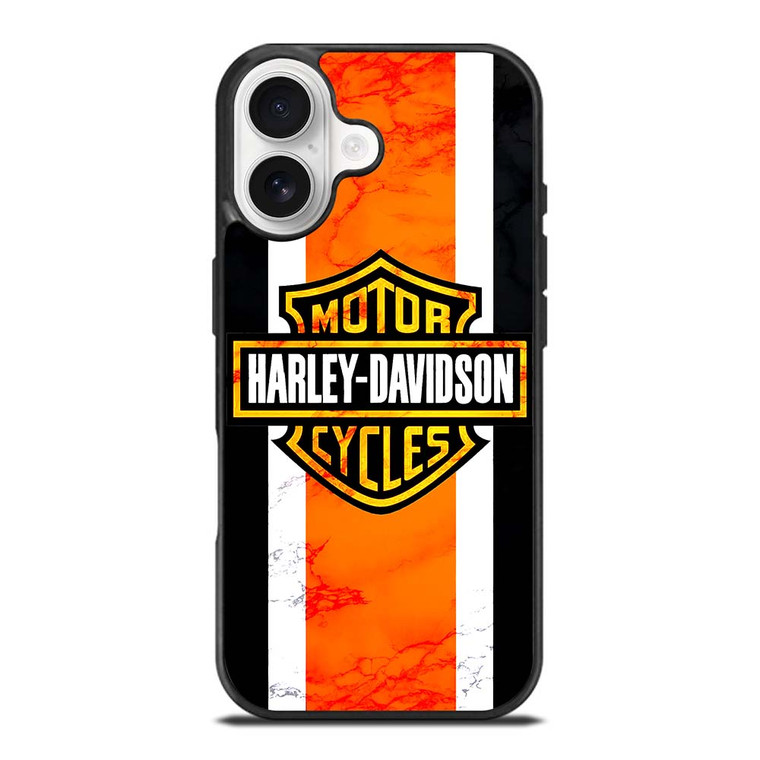 HARLEY DAVIDSON MARBLE LOGO iPhone 17 Case Cover