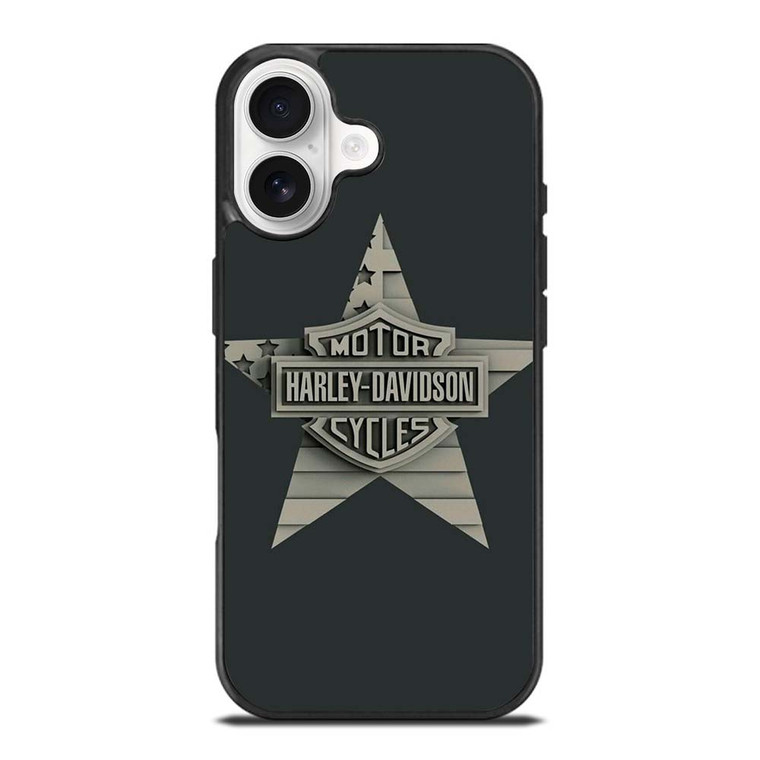 HARLEY DAVIDSON MOTORCYCLE STAR LOGO iPhone 17 Case Cover HARLEY DAVIDSON MOTORCYCLE STAR LOGO iPhone 17 Case Cover