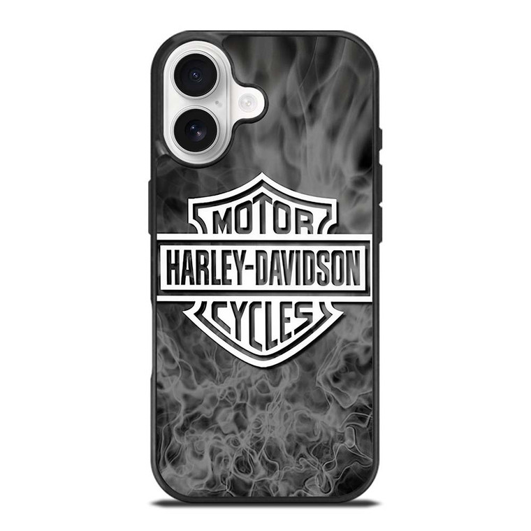 HARLEY DAVIDSON MOTORCYCLES SMOKE LOGO iPhone 17 Case Cover HARLEY DAVIDSON MOTORCYCLES SMOKE LOGO iPhone 17 Case Cover