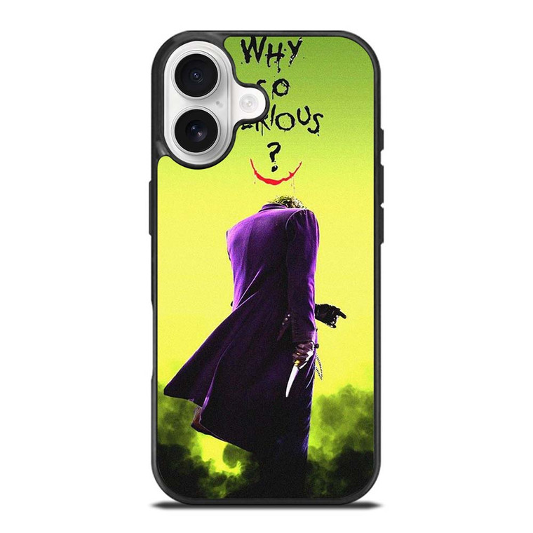 JOKER WHY SO SERIOUS CARTOON iPhone 17 Case Cover