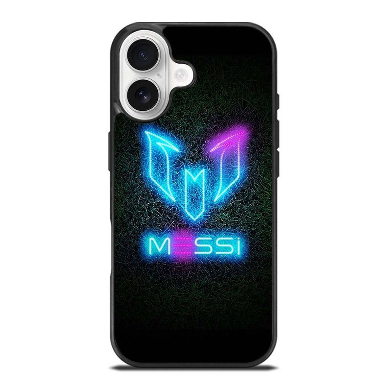LIONEL MESSI NEON LOGO iPhone 17 Case Cover