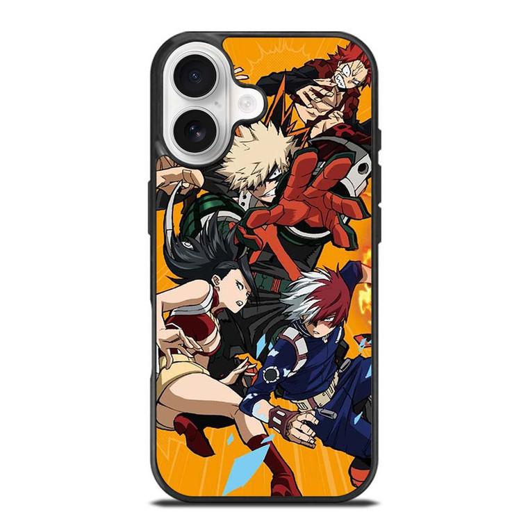 MY HERO ACADEMIA MANGA CHARACTER iPhone 17 Case Cover MY HERO ACADEMIA MANGA CHARACTER iPhone 17 Case Cover