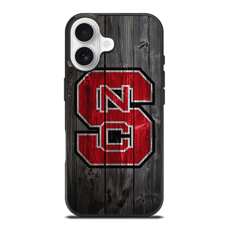 NC STATE WOLFPACK FOOTBALL WOOD LOGO iPhone 17 Case Cover NC STATE WOLFPACK FOOTBALL WOOD LOGO iPhone 17 Case Cover